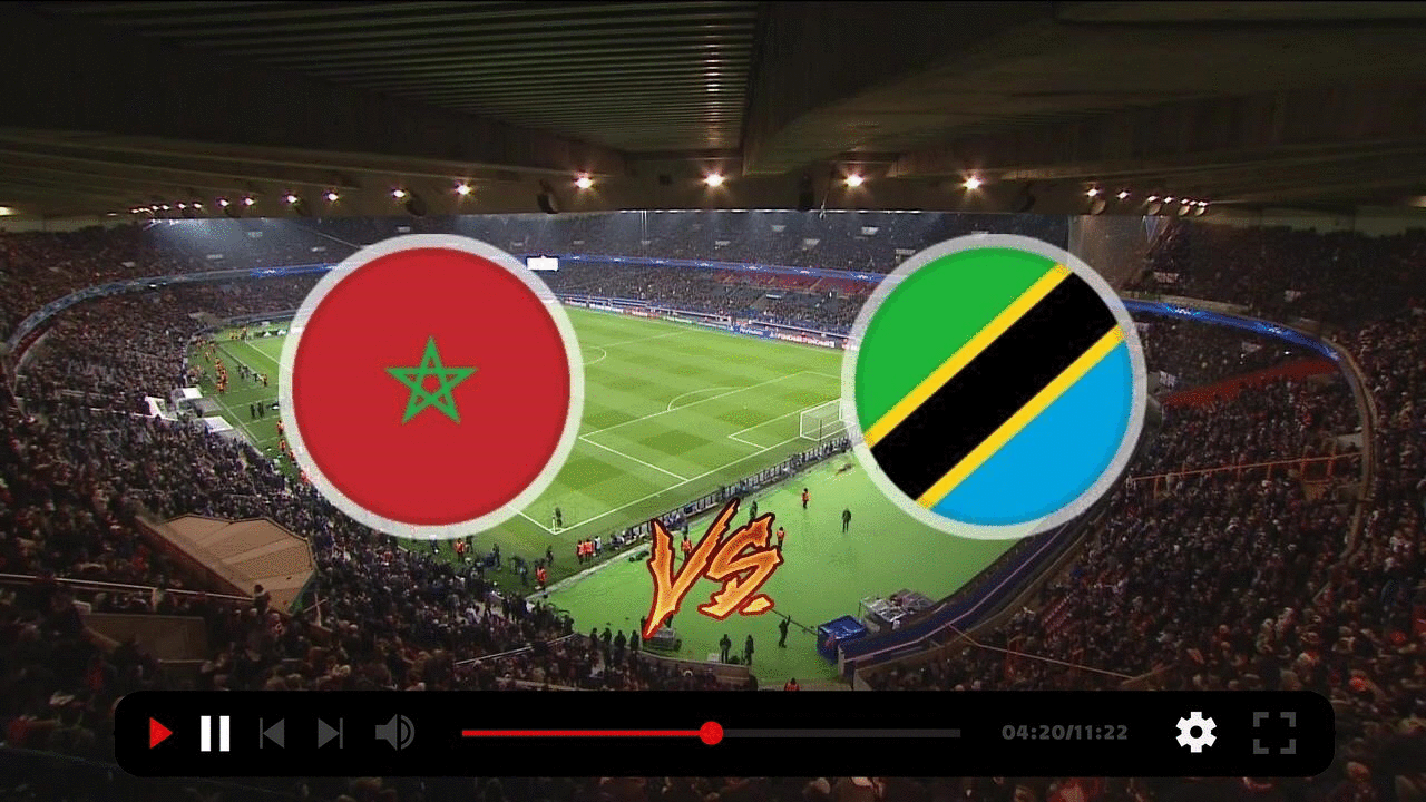 المغرب تنزانيا بث مباشر